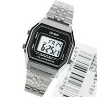 Armbanduhr Casio Dame Casio Vintage in Stahl LA680WA-1BDF - LA680WA-1BDF